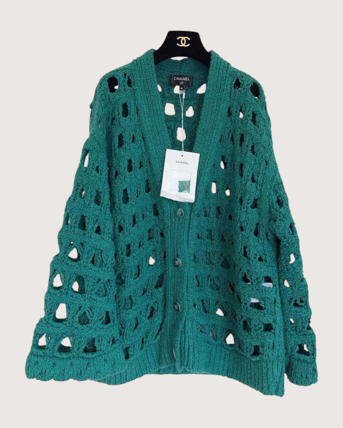 Chanel 25C Openwork Cardigan