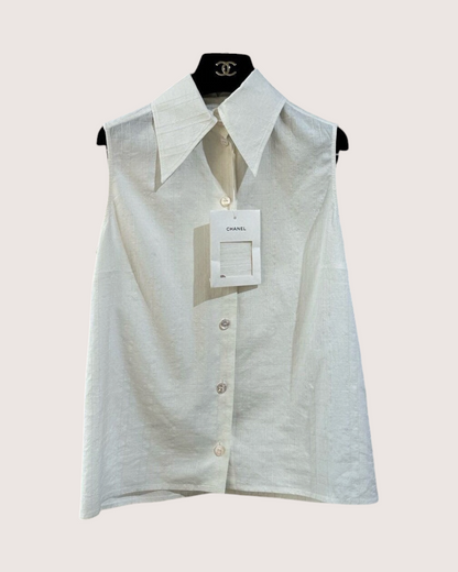 Chanel 25C Sleeveless Blouson