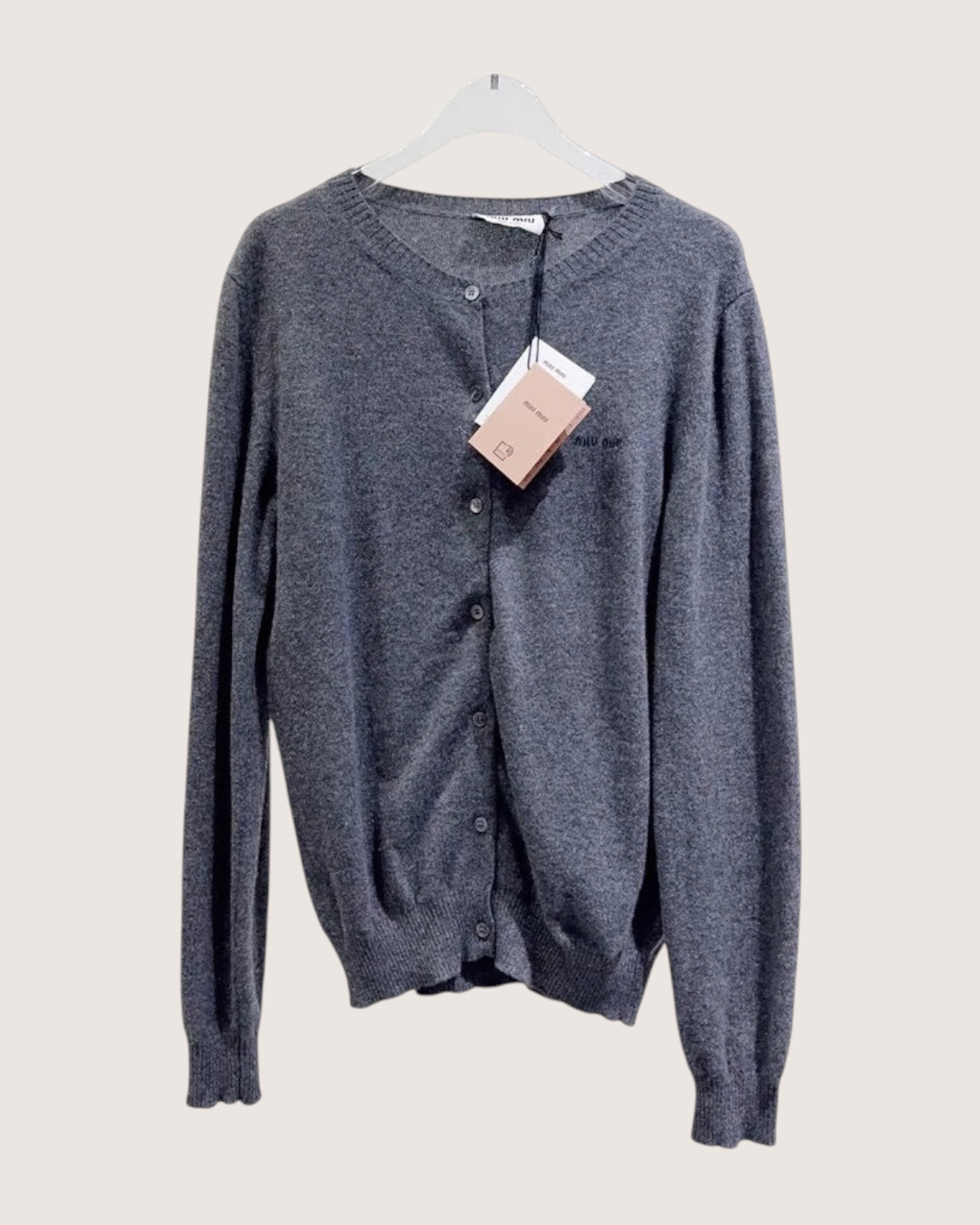 Miu Miu Cardigan Grey FR 40