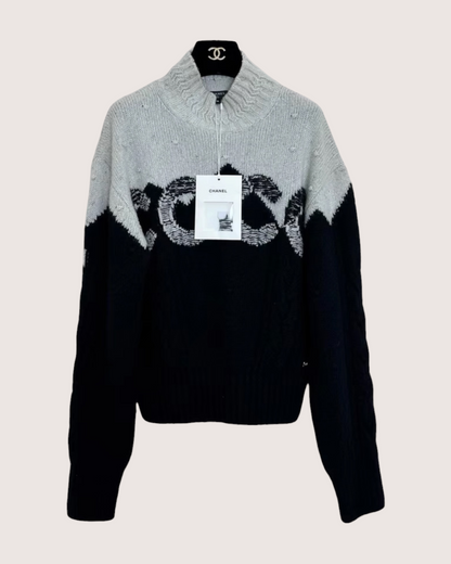 Chanel 21N Coco Neige Turtleneck Sweater