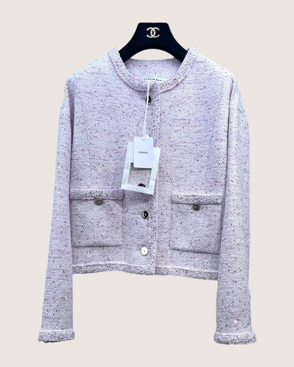 Chanel 26P Sequin Tweed Jacket