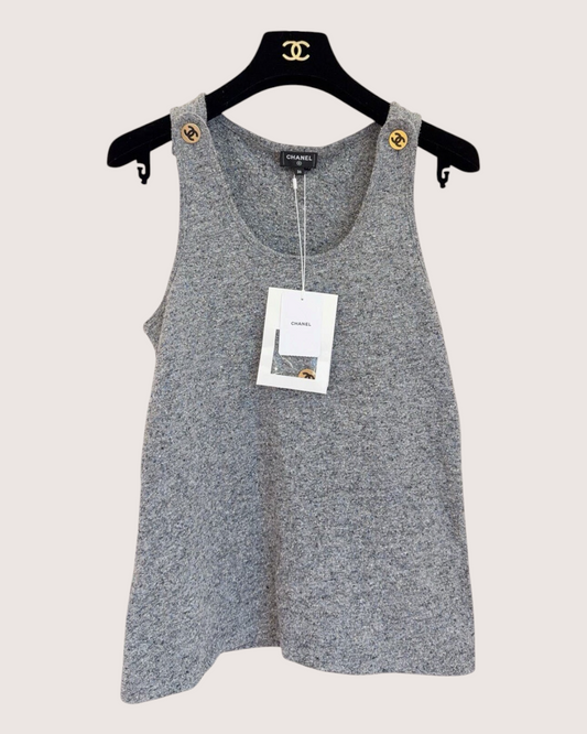 Chanel 26B Tank Top Grey FR 36