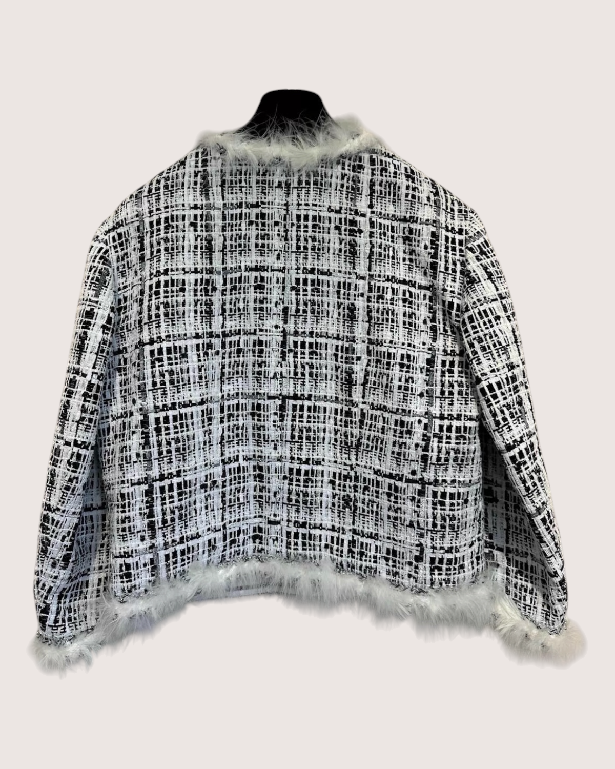 Chanel 25S Feather Tweed Jacket