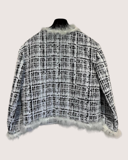 Chanel 25S Feather Tweed Jacket