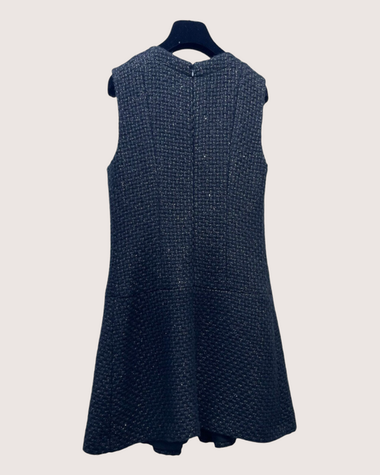 Chanel 25A Tweed Mini Dress Black FR 38 - view 2