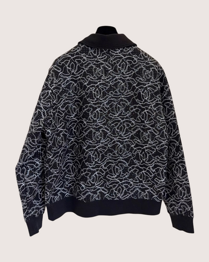 Chanel 25C Sequin Polo Sweatshirt - view 2