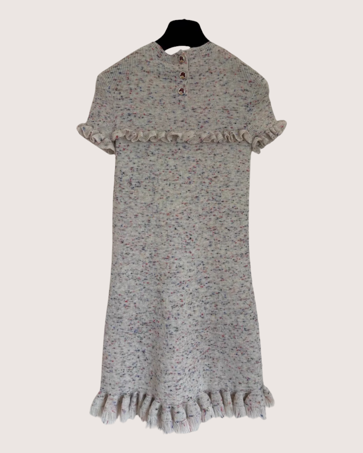 Chanel 25A Ruffled Mini Dress