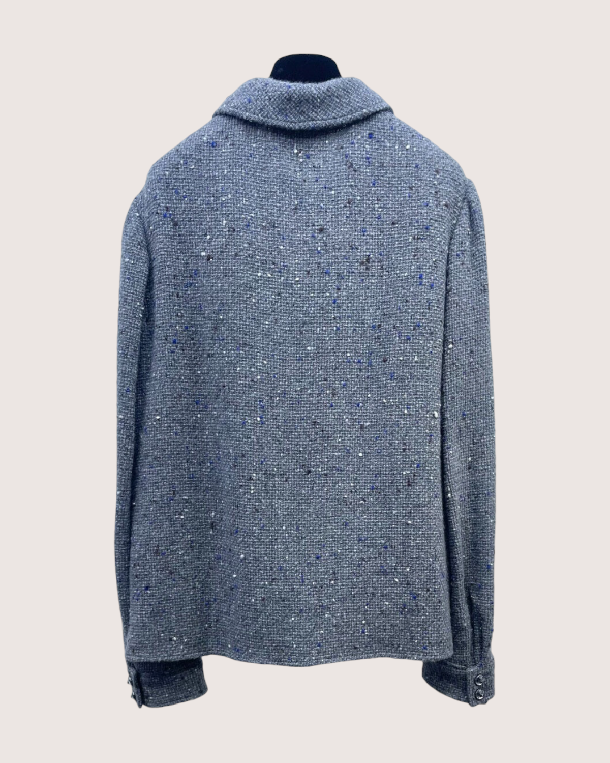 Chanel 24A Tweed Shirt Grey, Multicolor FR 34
