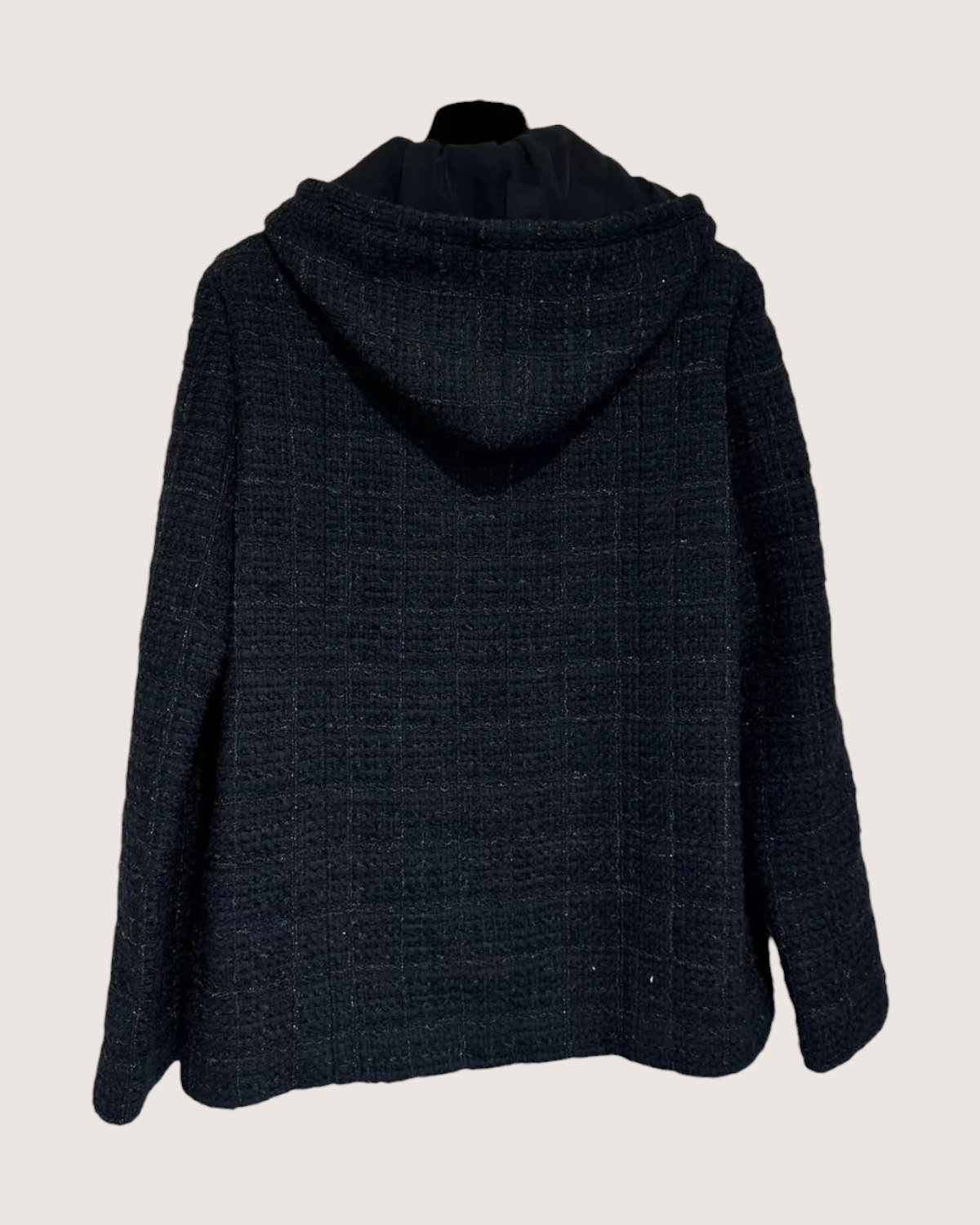 Chanel 25B Hooded Tweed Jacket
