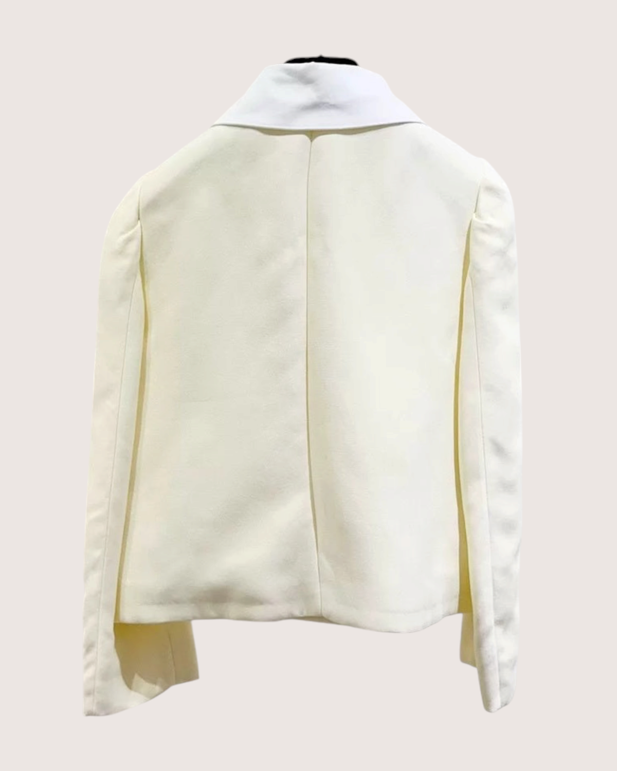 Miu Miu Wool Puff-Sleeve Jacket Yellow FR 34
