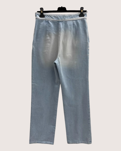 Chanel 24M Coco Beach Denim Jeans Blue FR 36