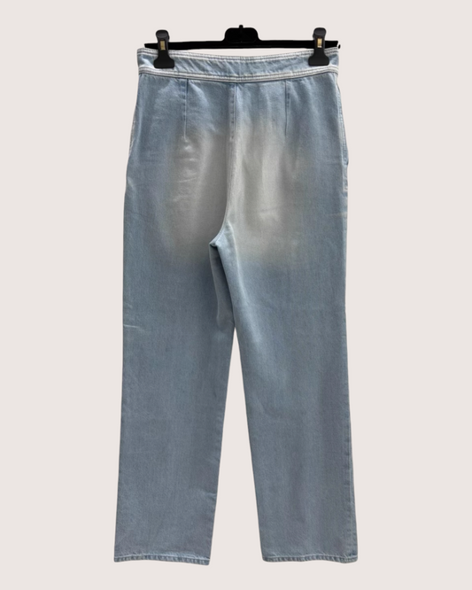 Chanel 24M Coco Beach Straight Denim Jeans - Blue, view 2