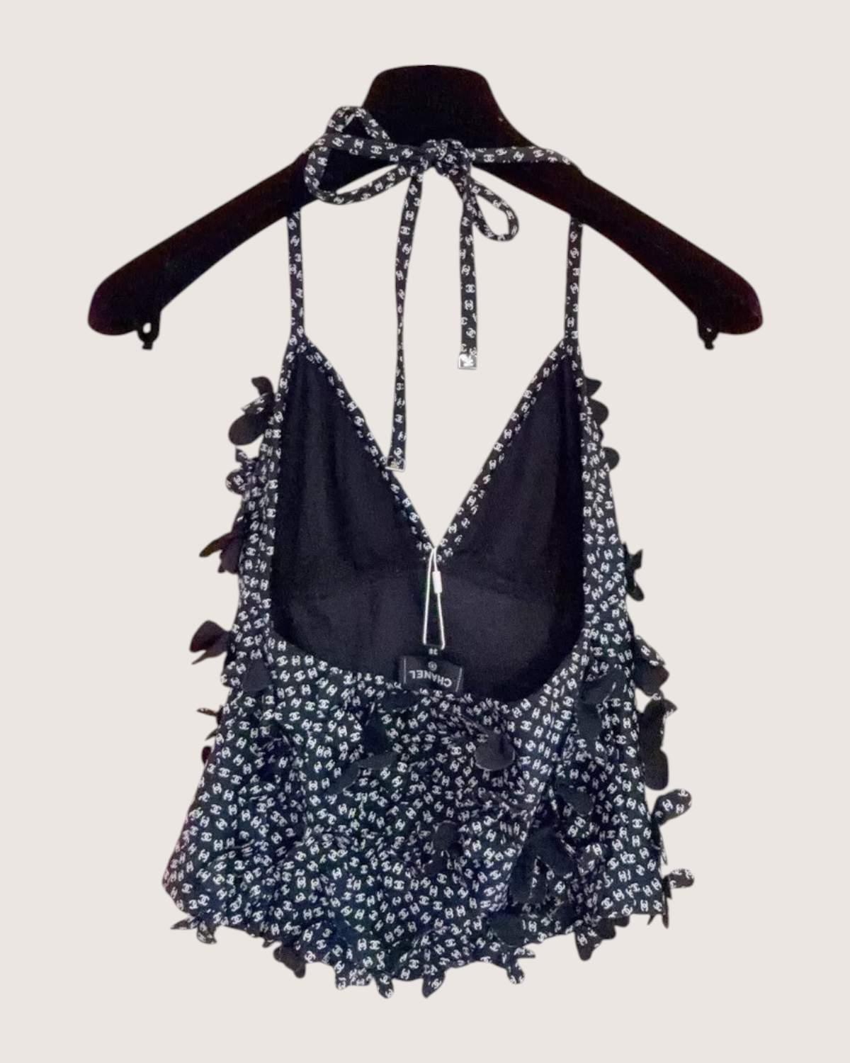 Chanel 25M Coco Beach CC Monogram Halter Top - view 2