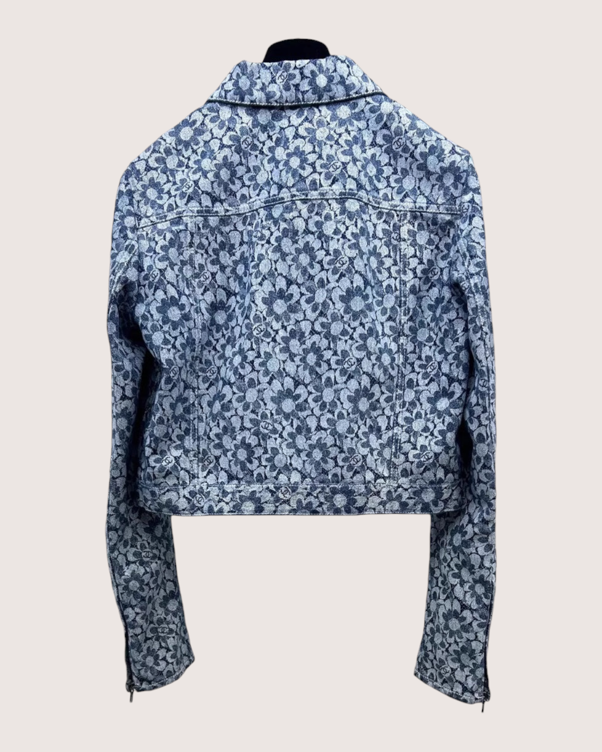 Chanel 24B Denim Logo Jacket - view 2