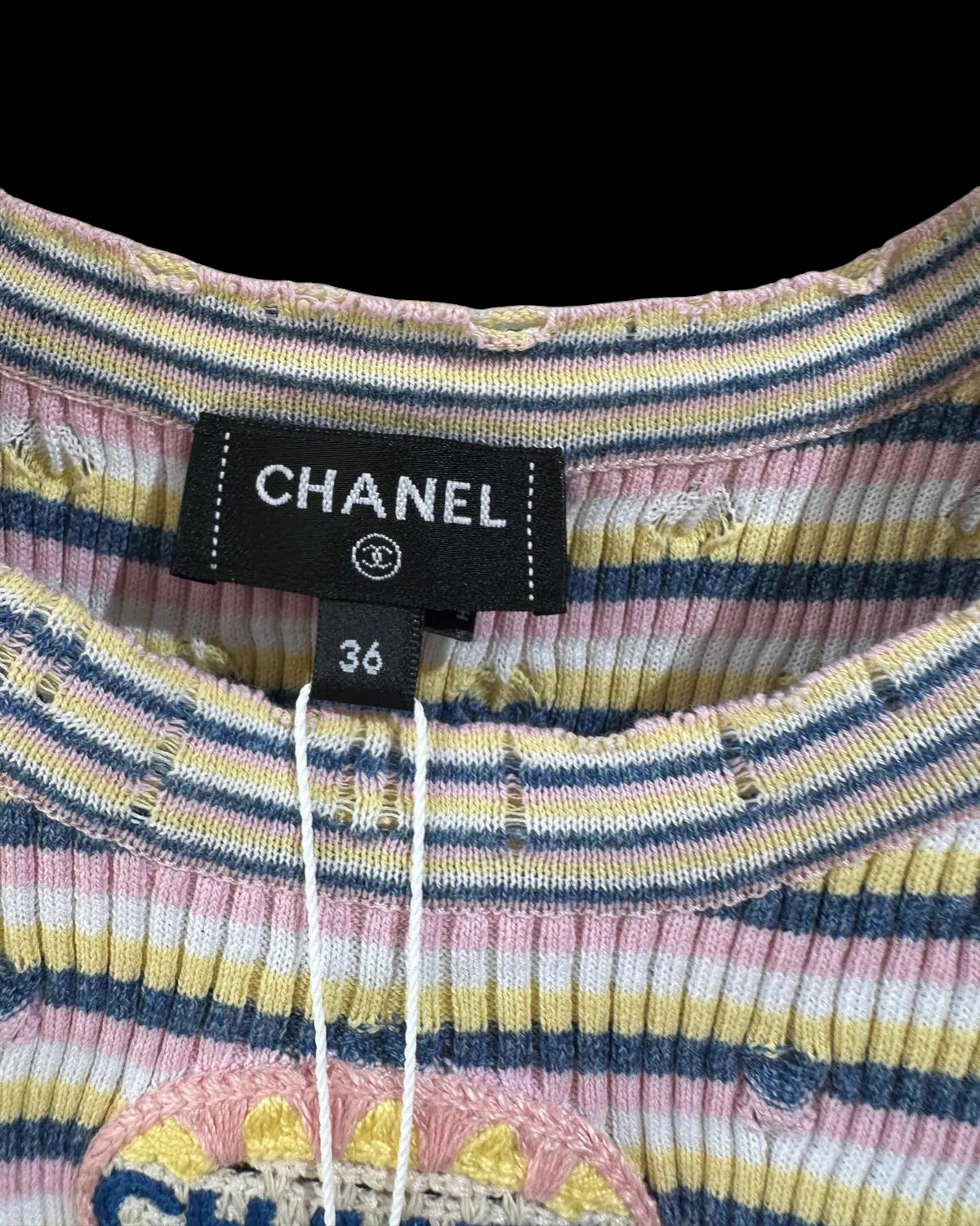 Chanel Knit Striped Vest