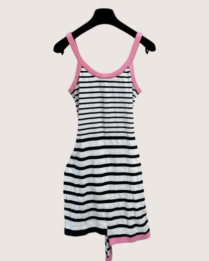 Chanel Striped Tie Dress - view 2