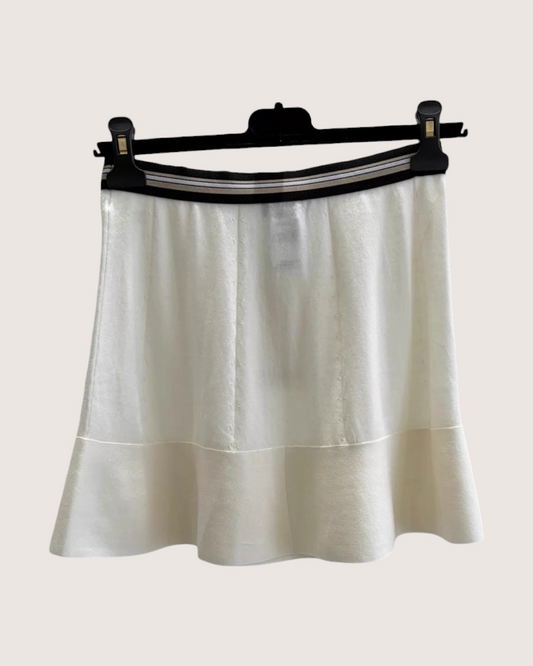 Chanel 26P Mini Skirt - Beige/Ecru, Black, Gold, view 2