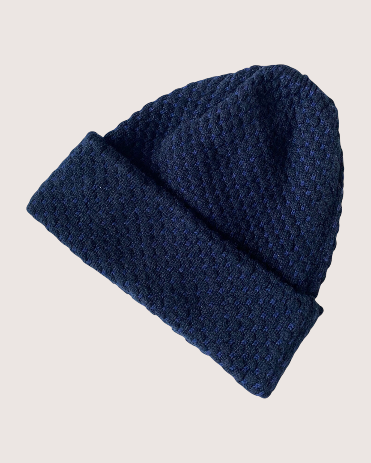 Chanel Wool CC Hat Navy One Size