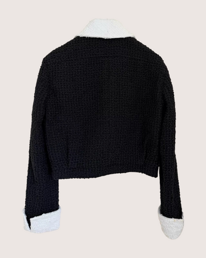 Chanel 25P Collared Tweed Jacket