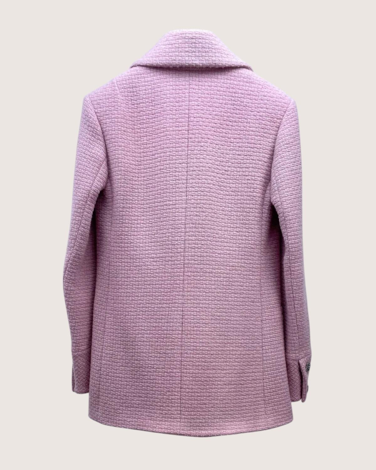 Chanel 22K Tweed Jacket Pink FR 34