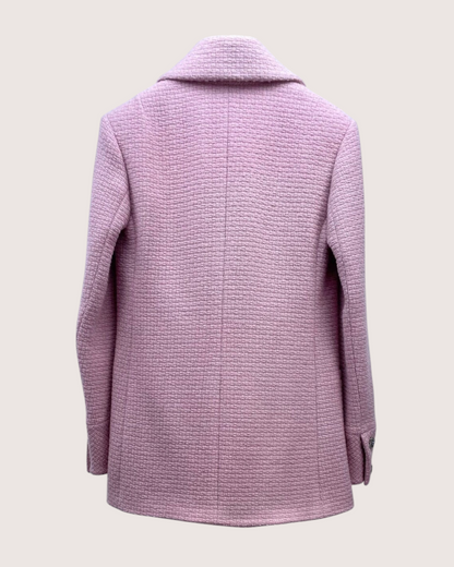 Chanel 22K Tweed Jacket Pink FR 34