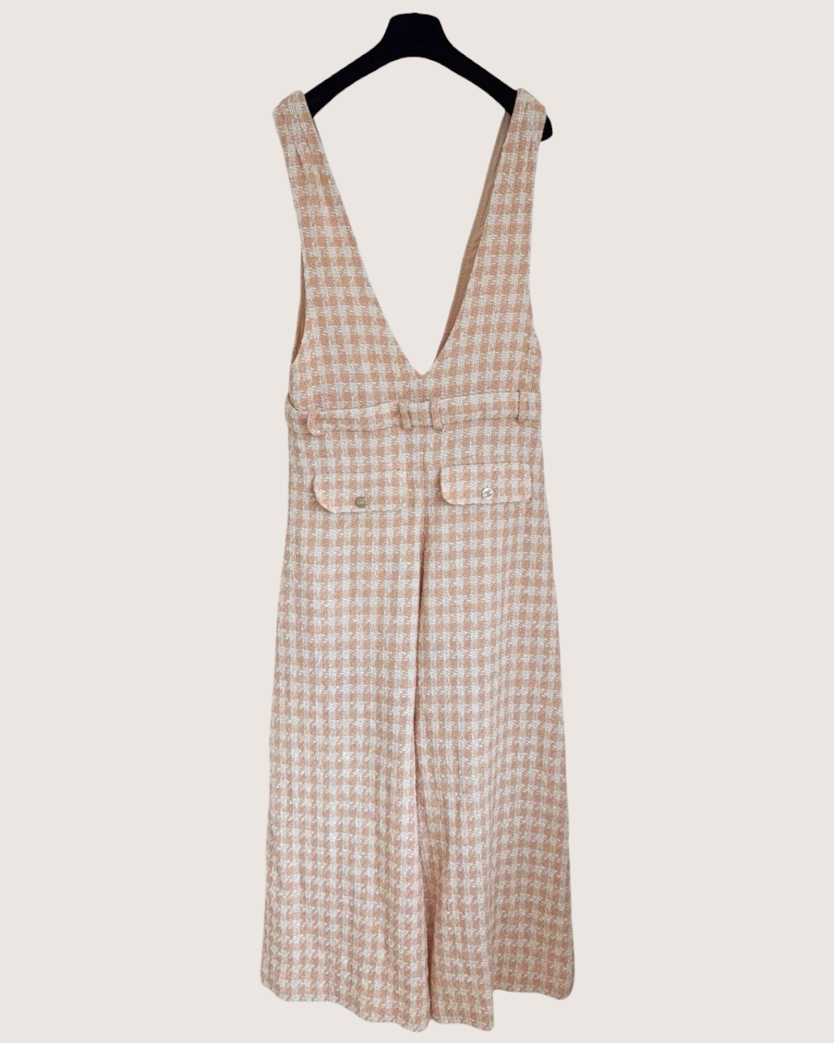 Chanel 23S Plaid Tweed Jumpsuit