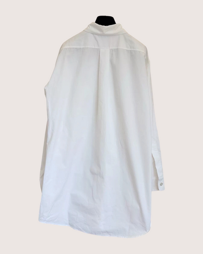 Chanel 25S Sequin Bird Logo Shirt White FR 34