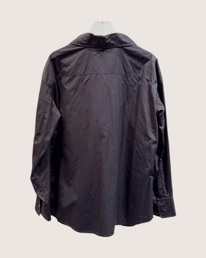 Hermès Embroidered Shirt Black FR 34
