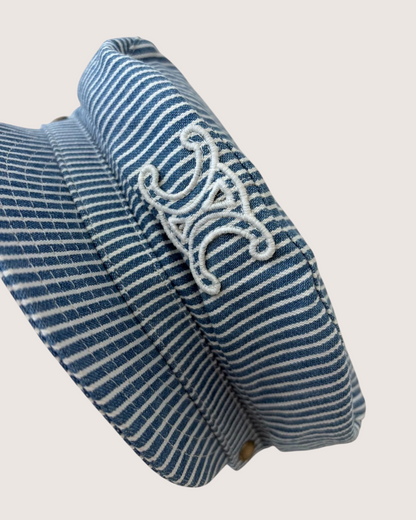 Celine Striped Hat Blue FR 40