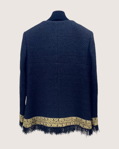 Chanel 17A Fringe Tweed Jacket