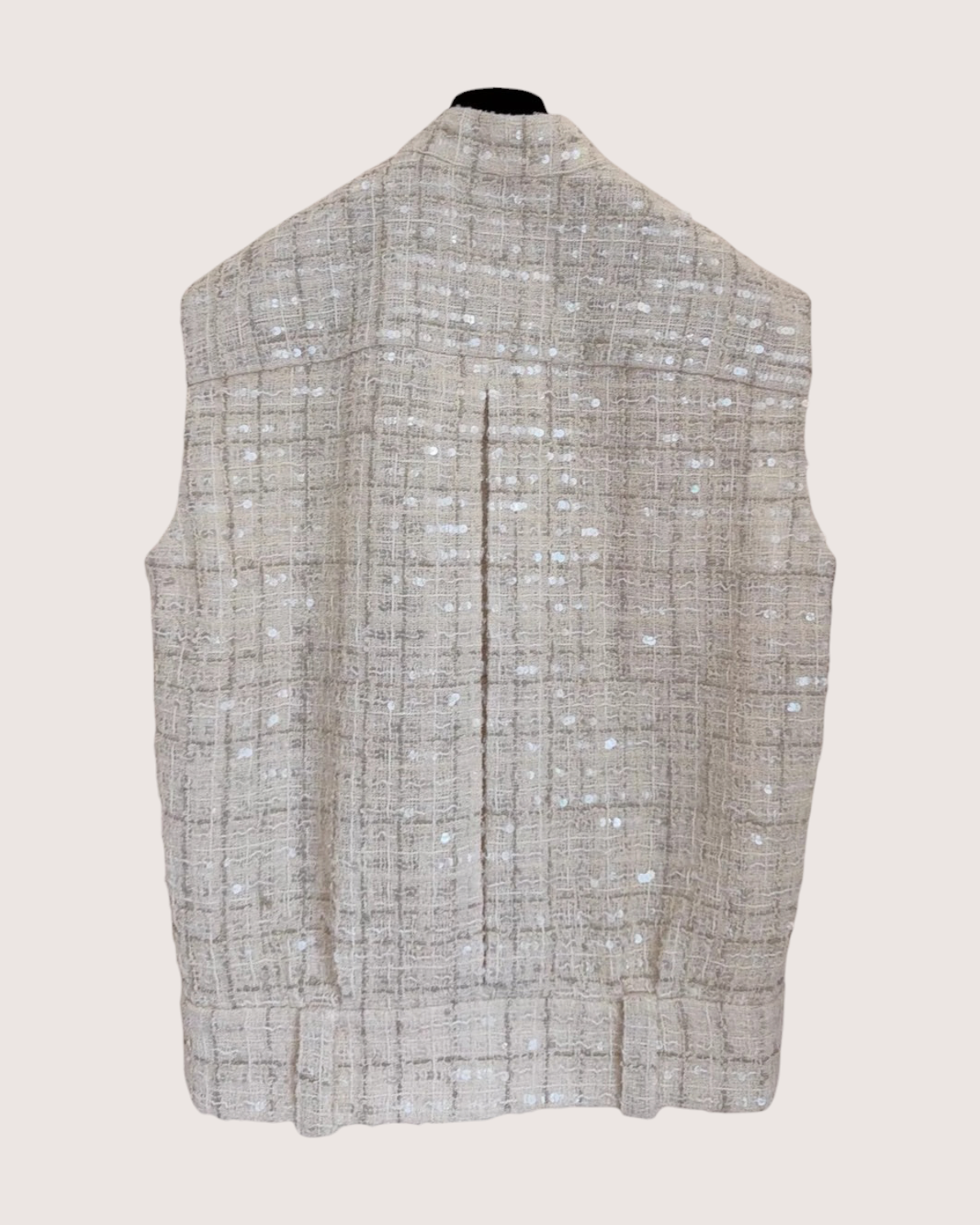 Chanel 25S Sequin Tweed Vest - view 2