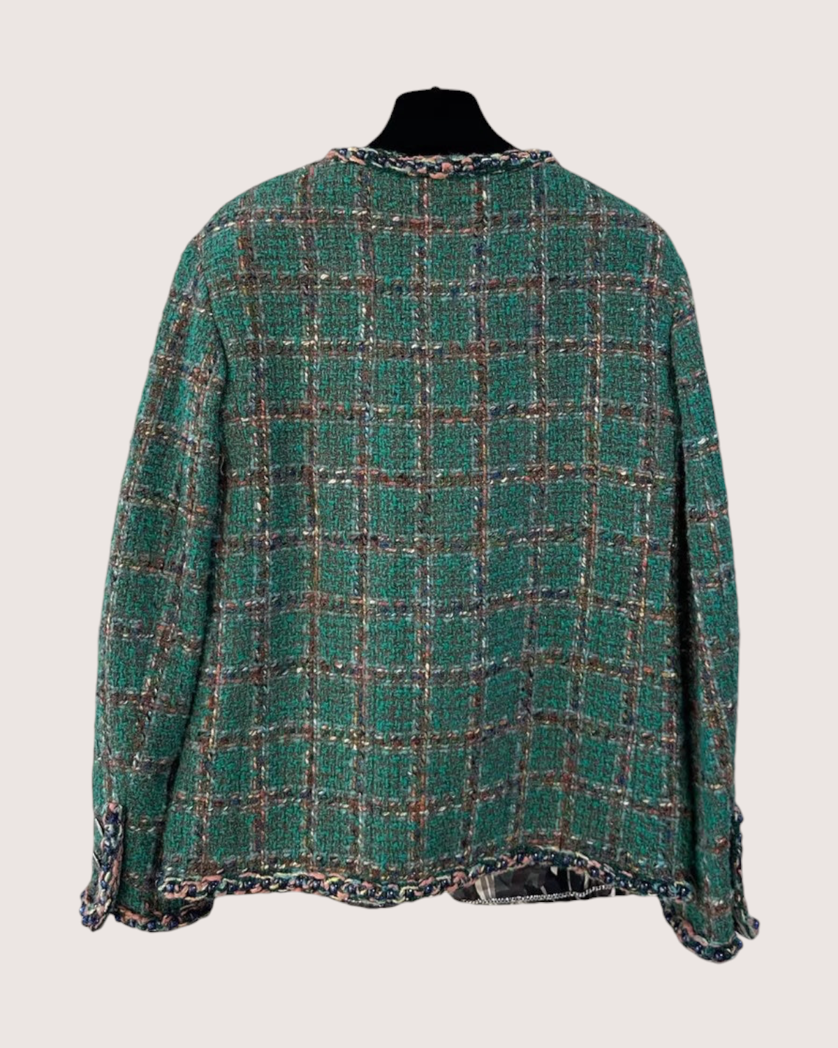 Chanel 23A Plaid Tweed Jacket