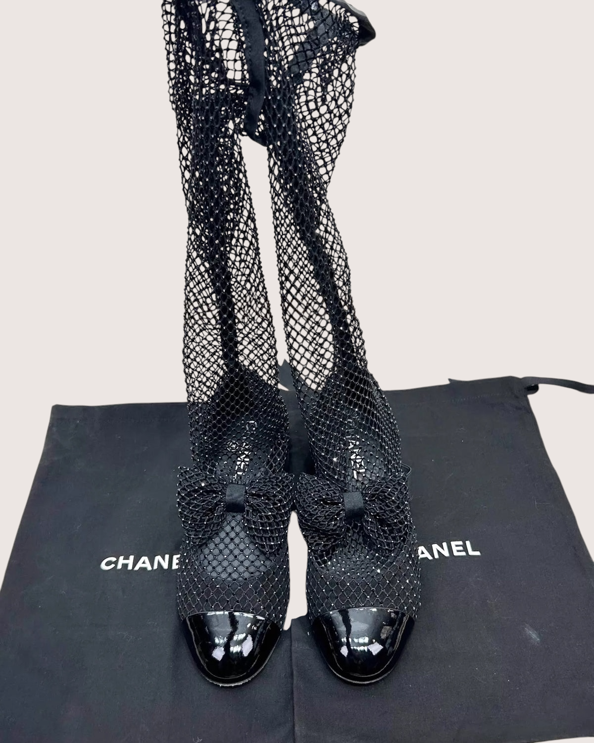 Chanel 23S Bow Shimmer Boots - view 2