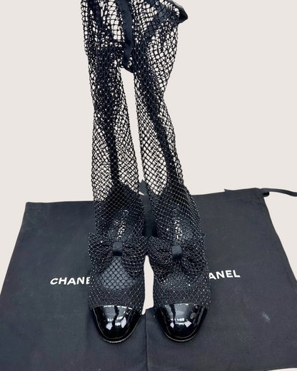 Chanel 23S Bow Shimmer Boots - view 2