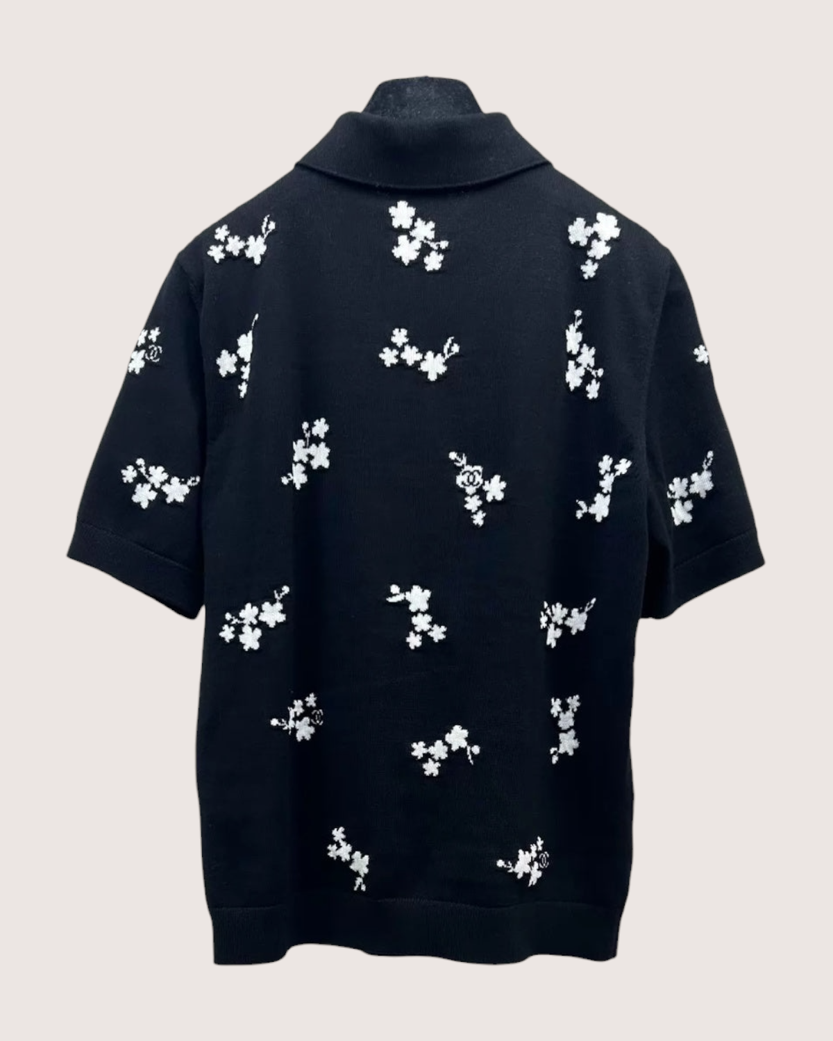 Chanel 26P Floral Polo Top