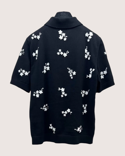 Chanel 26P Floral Polo Top