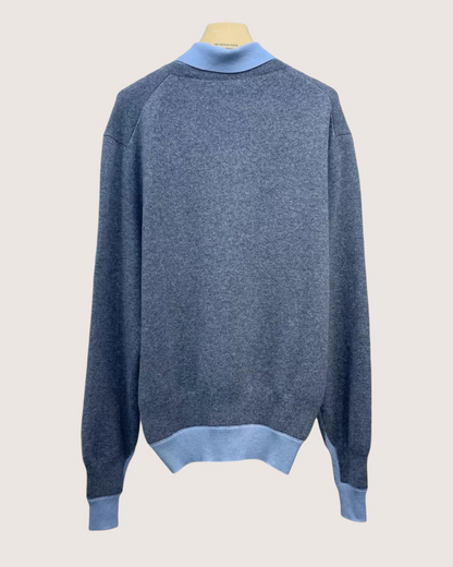 Miu Miu Layered Polo Cashmere Sweater