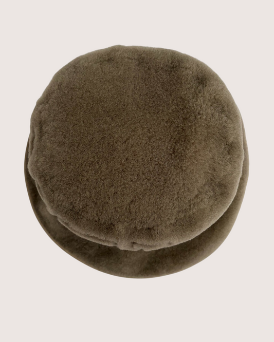 Chanel 24N Coco Neige Shearling Bucket Hat - Brown, view 2