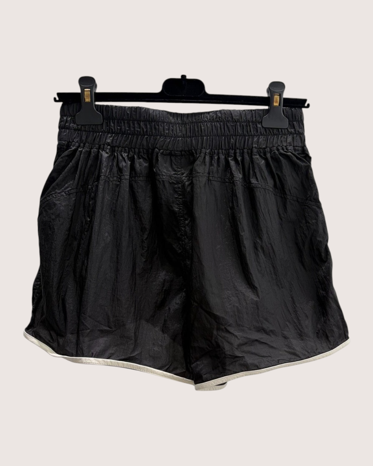 Chanel 26M Coco Beach Track Shorts Black, White FR 38