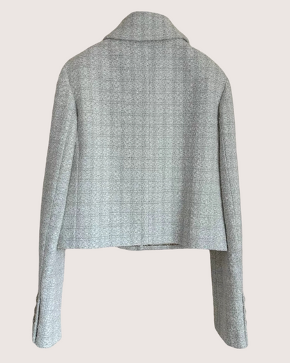 Chanel 25K Four-Pocket Tweed Jacket