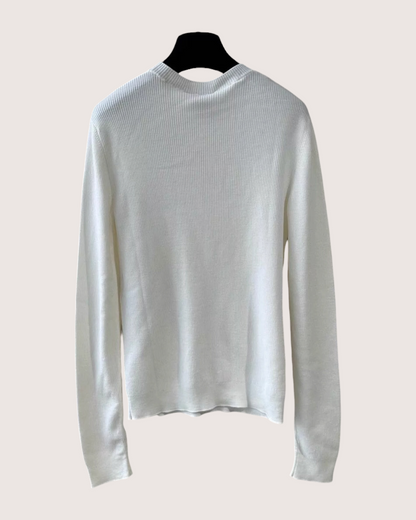 Chanel 22K CC Logo Wool Sweater - view 2