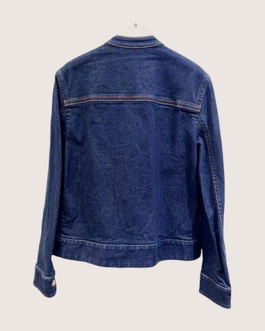 Louis Vuitton Denim Jacket Blue FR 36