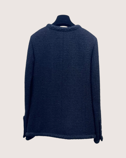 Chanel 23K Four-Pocket Tweed Jacket