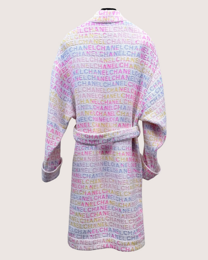 Chanel 24C Logo Belted Bathrobe Coat - view 2