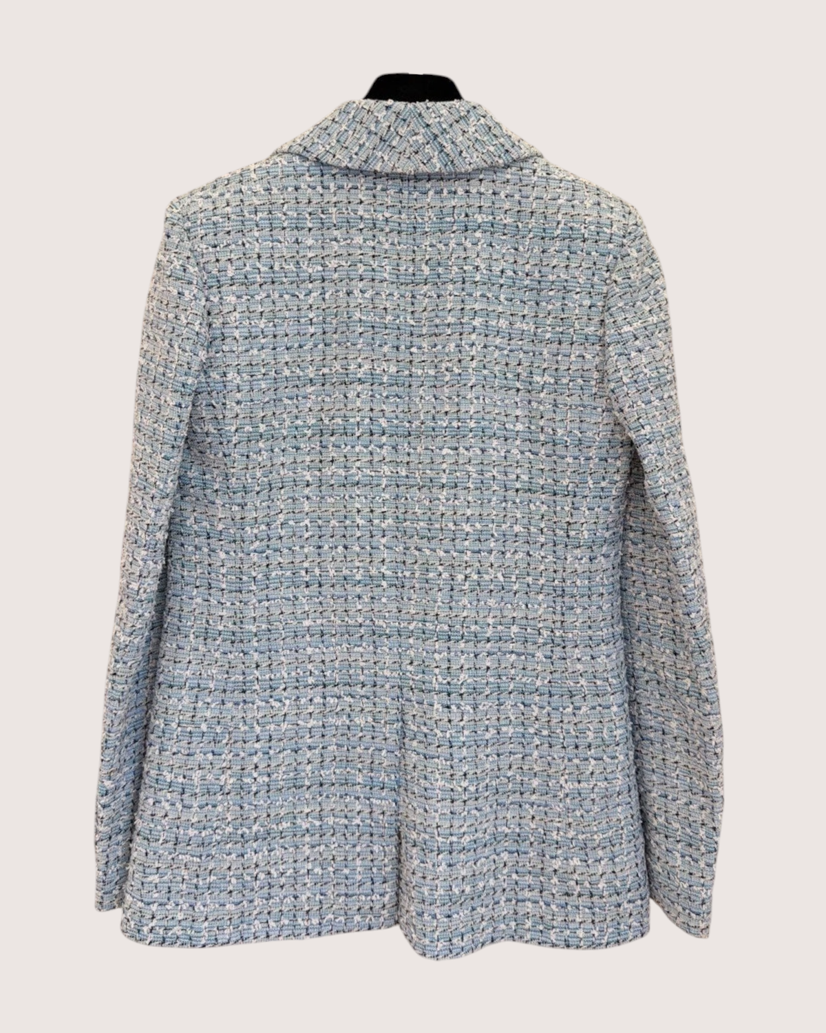 Chanel 19C Tweed Jacket Blue, White, Multicolor FR 34