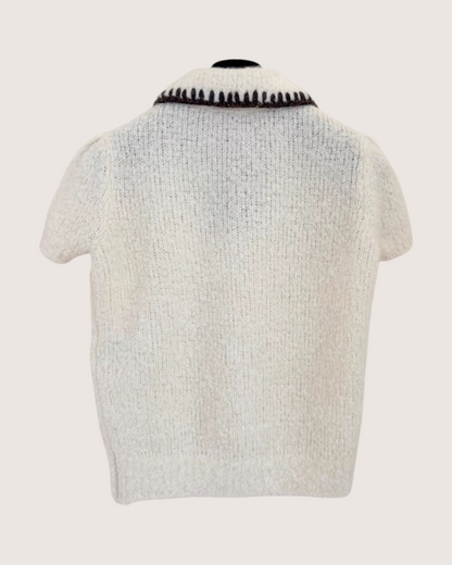 Chanel 25N Coco Neige Polo Top - view 2