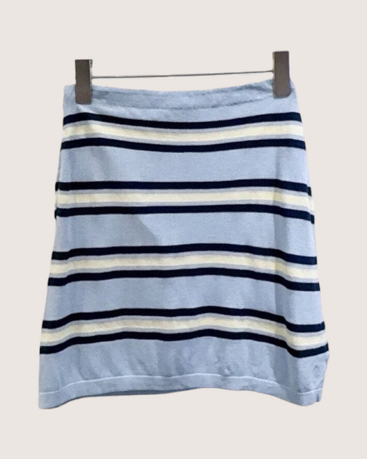 Miu Miu Striped Mini Skirt Blue, Navy, Yellow IT 38