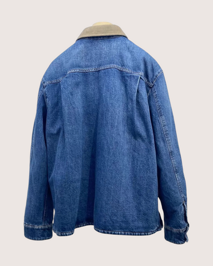 Miu Miu Denim Blouson Jacket Blue IT 36