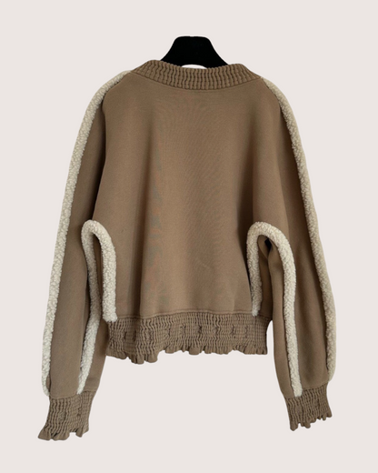 Chanel 24K CC Sweatshirt Brown, Beige/Ecru FR 38