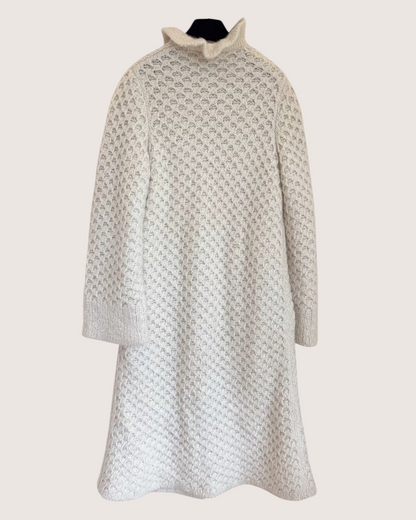 Chanel Wool Openwork Cardigan Beige/Ecru FR 34